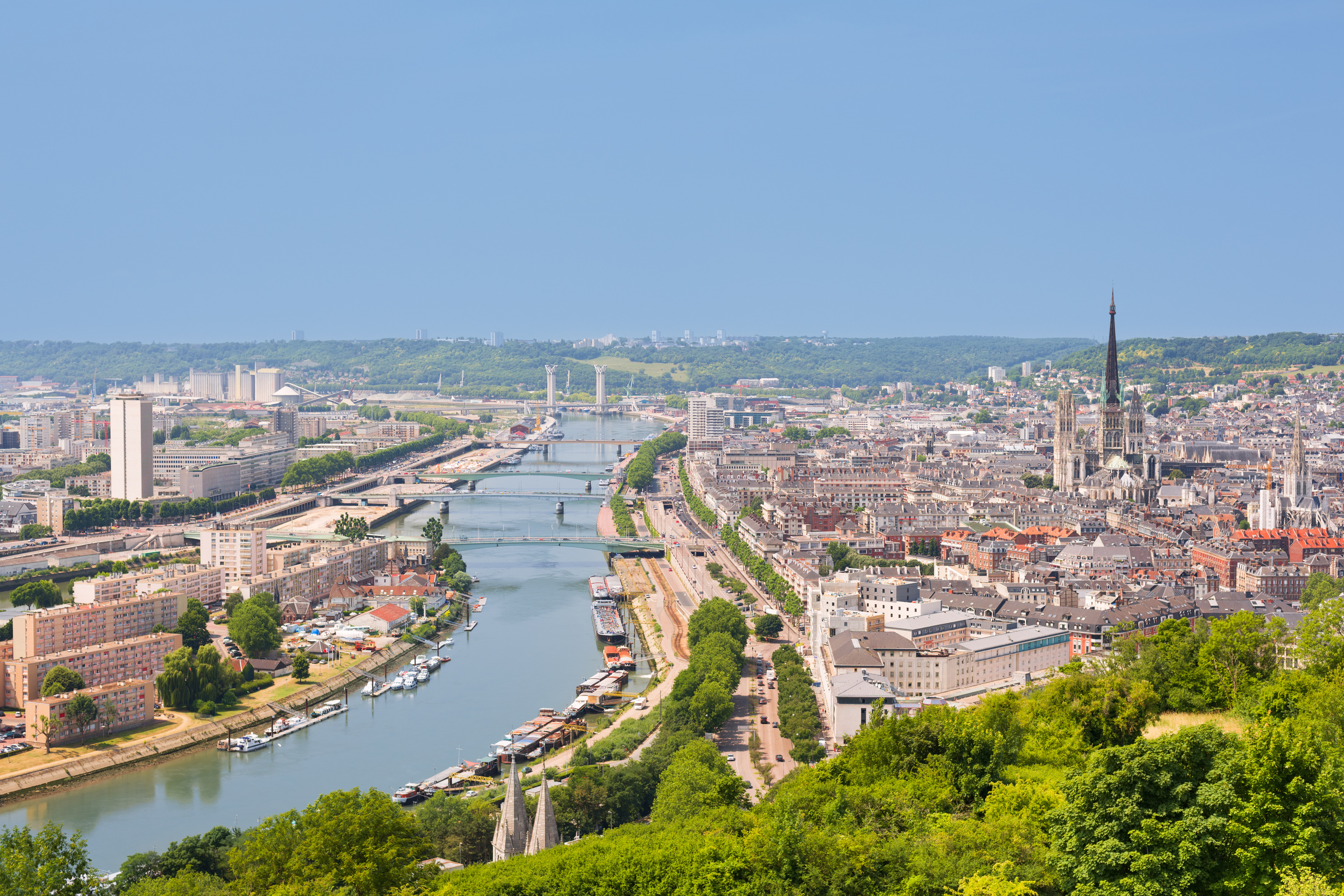 The Sena in Rouen